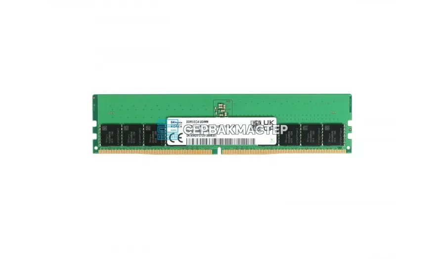 Модуль памяти 32GB DDR5 ECC UDIMM SK Hynix 4800MHz 2Rx8 HMCG88AEBEA — купить в СервакМастер