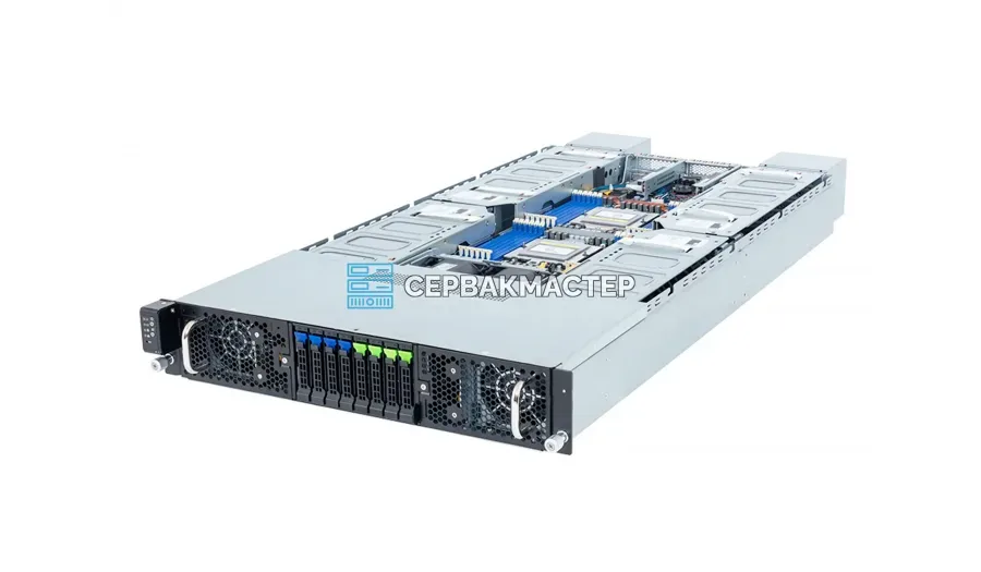 AI-сервер Phanteks Enthoo Pro 2 Server Edition: 4× AMD Instinct MI100 32GB, EPYC 7702, 512GB DDR4 ECC — СервакМастер