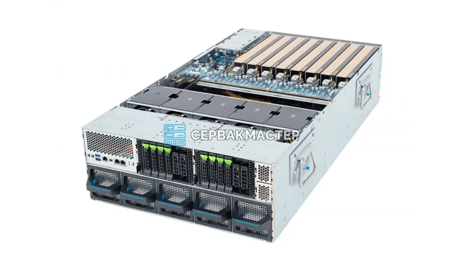ИИ-сервер Tower с 2× NVIDIA A100 40GB HBM2e и AMD EPYC 9354 — СервакМастер