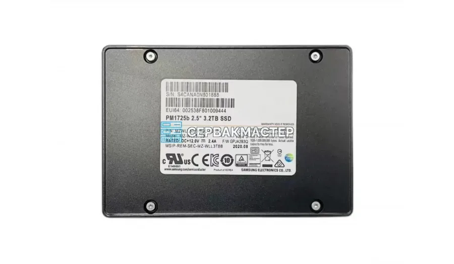 SSD-накопитель Samsung PM1735 12.8TB HHHL [MZPLJ12THALA-00007]