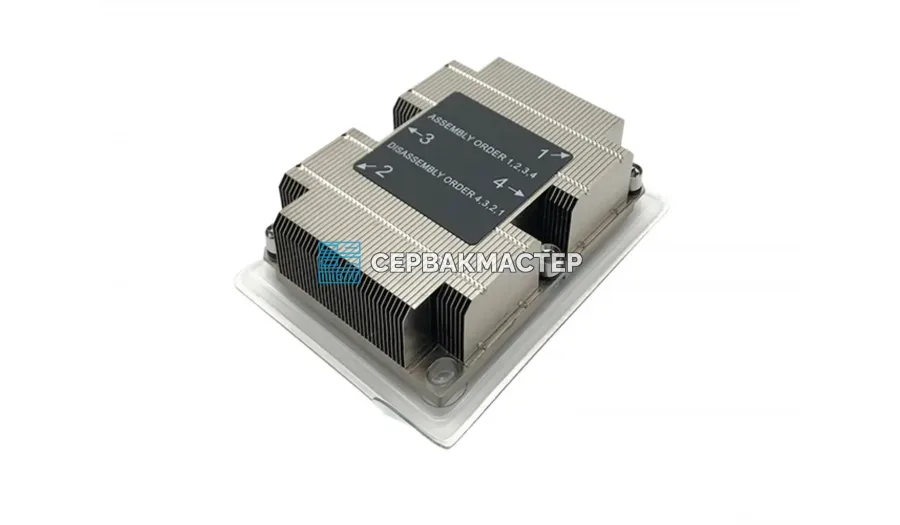 Радиатор COOLSERVER CS-3647-1UR77-N (1U, Passive, LGA3647 Narrow, 180W)
