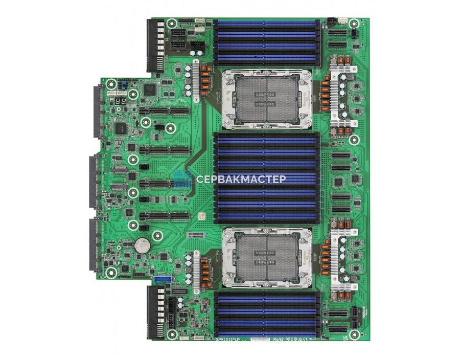 Материнская плата ASRock Rack SIENAD8UD2-2Q (Deep Micro-ATX, SP6, 8 DIMM, DDR5) — купить в СервакМастер