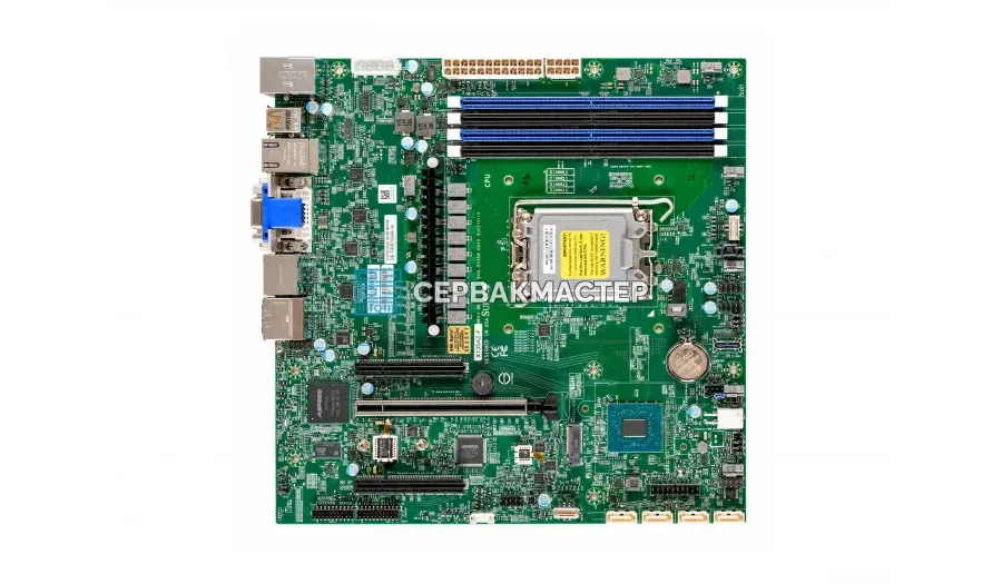 Материнская плата Supermicro X12SDV-4C-SPT4F Mini-ITX, FCBGA2227, 2 DIMM, MBD-X12SDV-4C-SPT4F — купить в СервакМастер