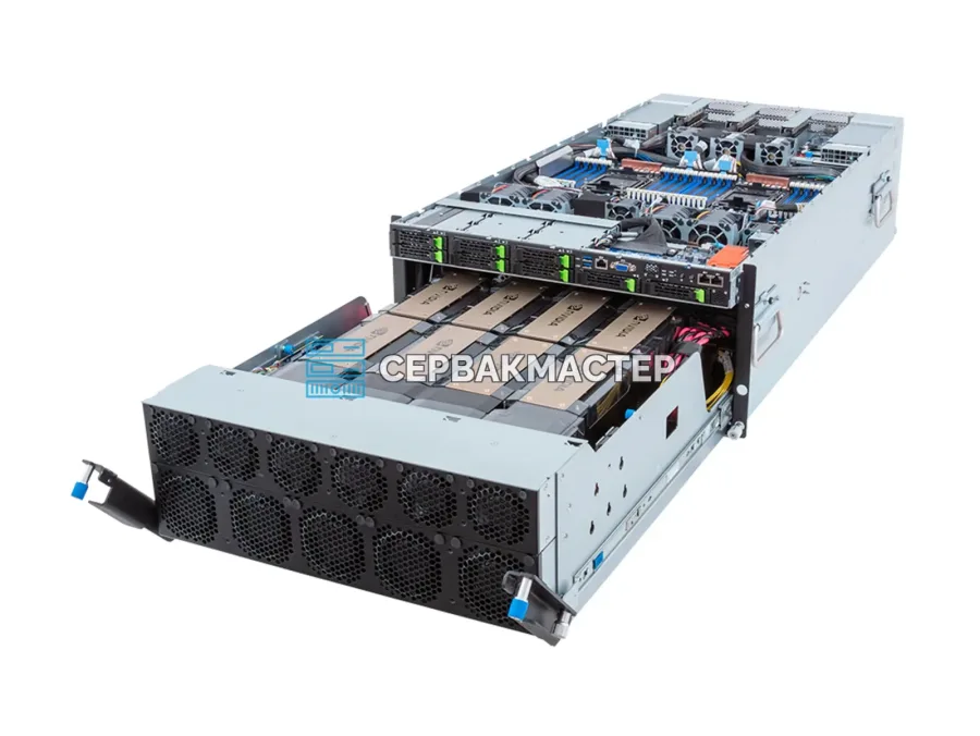 GIGABYTE G593-SD0-AAX1 — GPU-сервер 5U на 8× NVIDIA H100 SXM 80GB