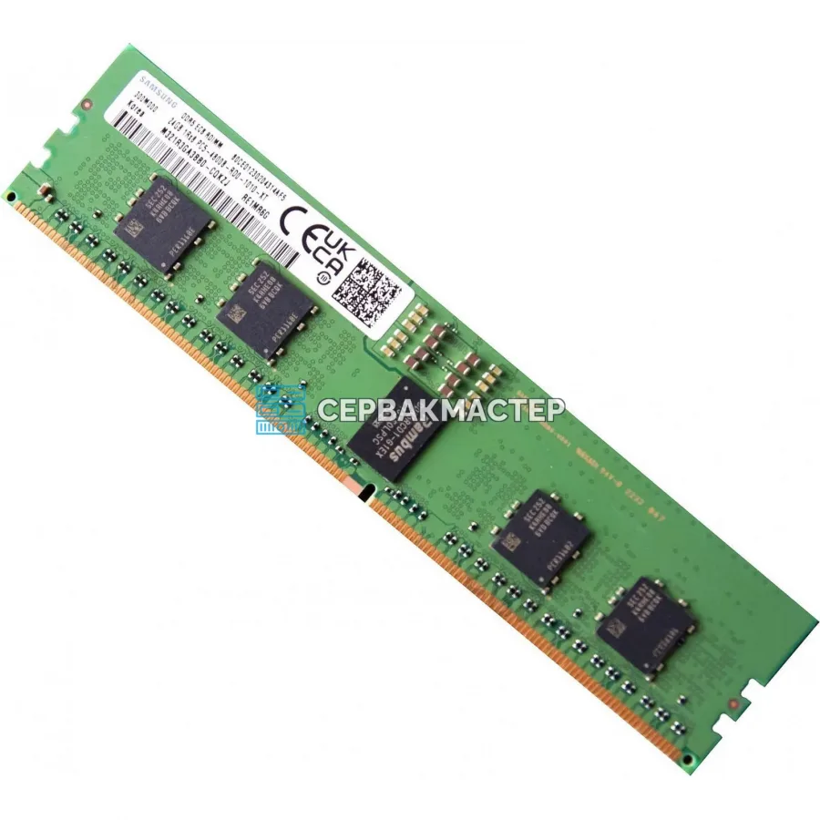 Модуль памяти Samsung 24GB DDR5 ECC REG 4800MHz 1Rx8 M321R3GA3BB0-CQK — купить в СервакМастер
