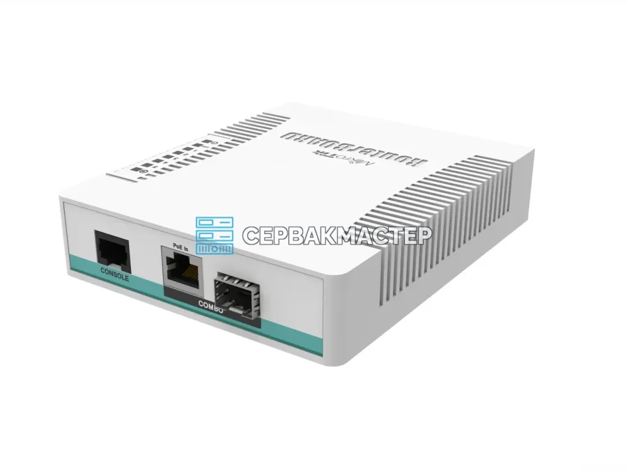 Управляемый коммутатор MikroTik CRS106-1C-5S: 5x SFP 1 Гбит/с и combo RJ45/SFP