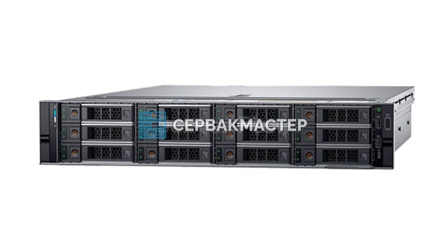 Сервер Dell PowerEdge R7525 12LFF, 2x AMD EPYC 7402, 64 ГБ DDR4, 4x SSD PM1733 1.92 ТБ