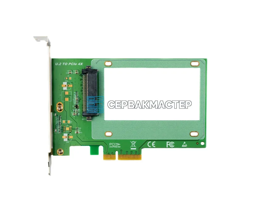 Переходник PCIe 4.0 x4 на U.2 (SFF8639), Full profile, 1 порт