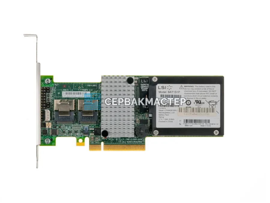 RAID-контроллер LSI MegaRAID 9260-8i, SAS/SATA, 512 МБ кеша, 2x SFF8087, Б/У