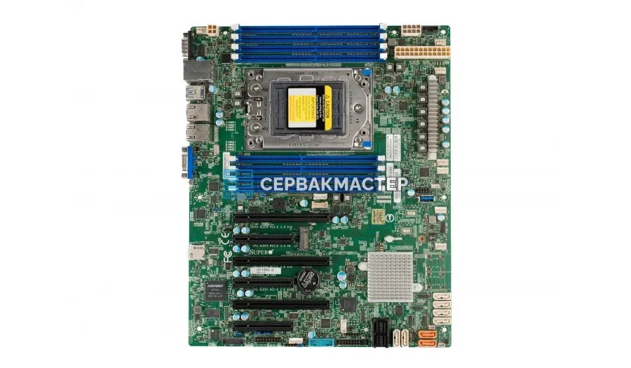 Серверная материнская плата Supermicro H13SSL-N Rev 2.0 на SP5, ATX, 12 DIMM [MBD-H13SSL-N] — купить в СервакМастер