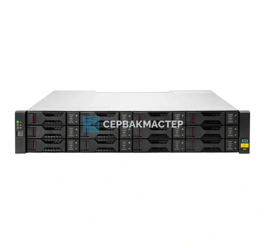 СХД HPE MSA 2060 25GbE iSCSI LFF [R0Q75B] — 2U, 12 дисков 3,5"