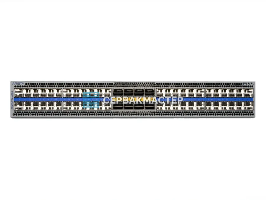 Коммутатор Arista DCS-7050SDX4-48D8-R: 48x SFP-DD 100 Гбит/с и 8x QSFP-DD 400 Гбит/с, EOS, L3