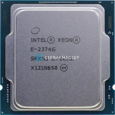 Процессор Intel Xeon E-2374G CM8070804495216 (4c/8t, 3.7-5.0 GHz, LGA1200, 80W) — купить в СервакМастер