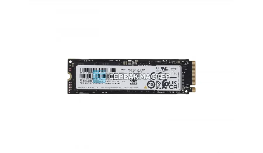 SSD-накопитель Kioxia CM9-V 1.6TB FIPS SED E3.S 7.5mm [KCM9FVJE1T60]