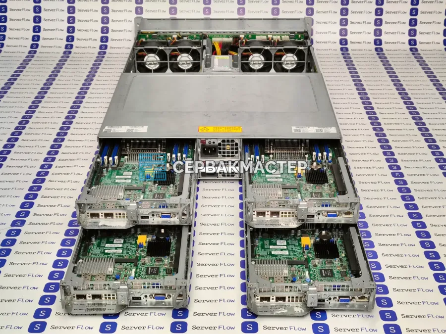 Блейд-сервер Supermicro SuperServer 2028TP-HTR-SIOM 2U, 4 узла, 8x Xeon E5-2699v4, 4 ТБ DDR4, 24x SSD 1.92 ТБ
