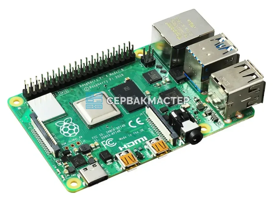 Одноплатный микрокомпьютер Raspberry Pi 4 Model B 4GB