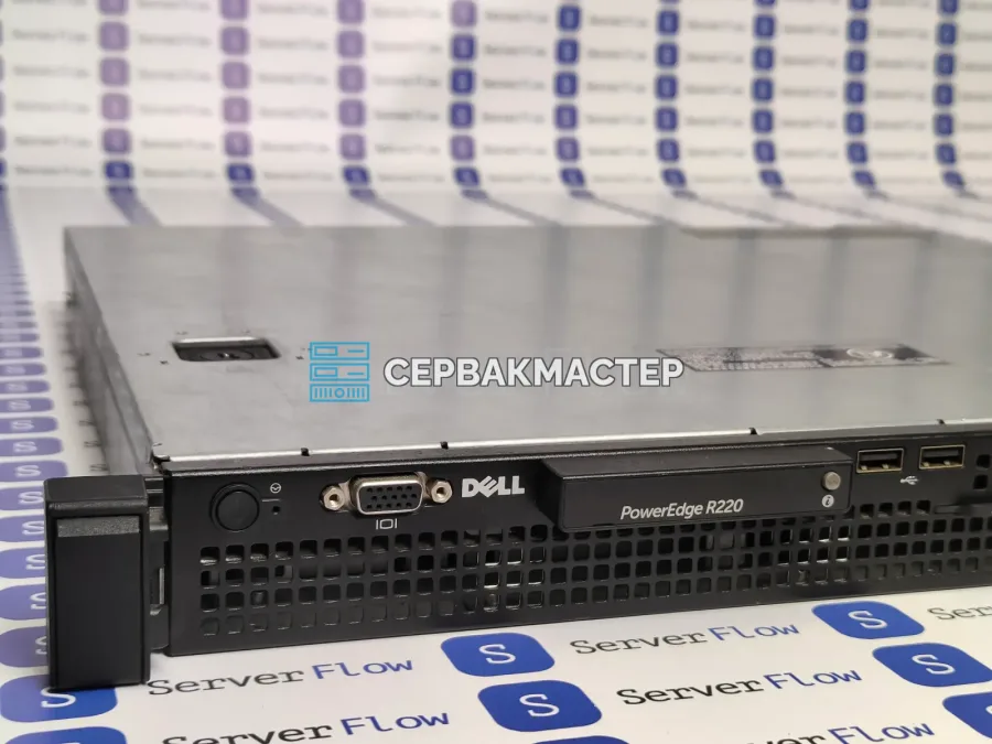Сервер Dell PowerEdge R220 2LFF, Xeon E3-1230v3, 16GB DDR3, SSD 960GB