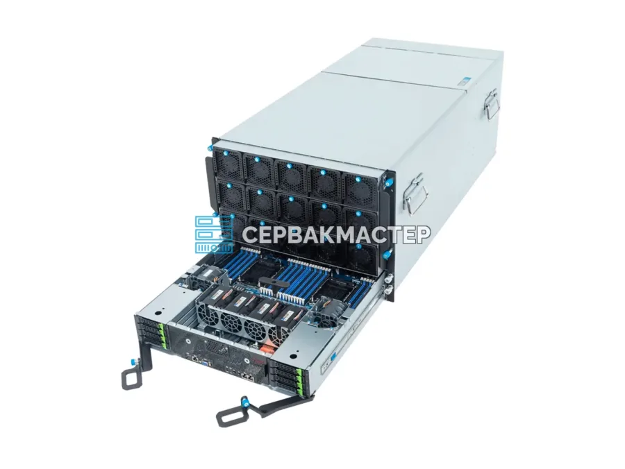 GIGABYTE G894-SD3-AAX7 — 8U GPU-сервер на 8× NVIDIA B300 SXM 180GB для обучения и инференса
