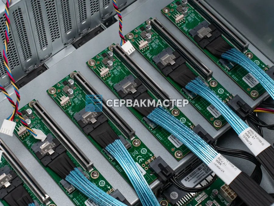 GPU-шасси ALEO 8x GPU 4x 1600W с комплектом кабелей 8PIN