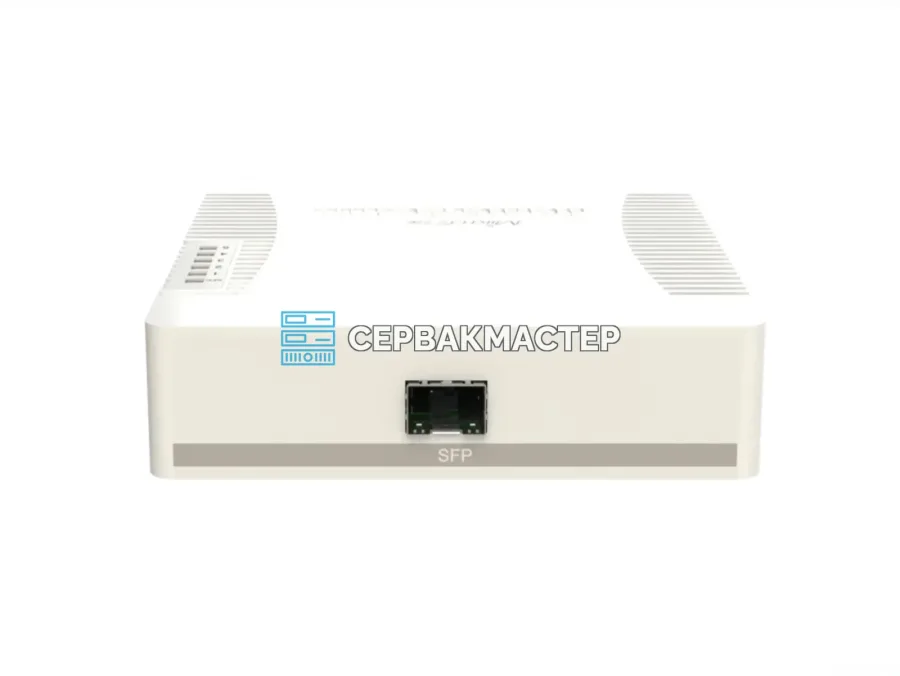 Управляемый коммутатор MikroTik RB260GSP: 5x RJ45 1 Гбит/с и 1x SFP