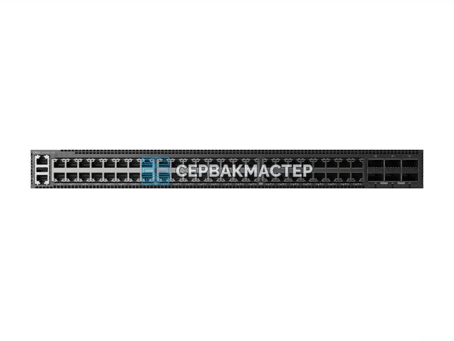Коммутатор Dell PowerSwitch S4348T-ON IO/PS Airflow: 48x RJ45 10 Гбит/с и 6x QSFP28 100 Гбит/с