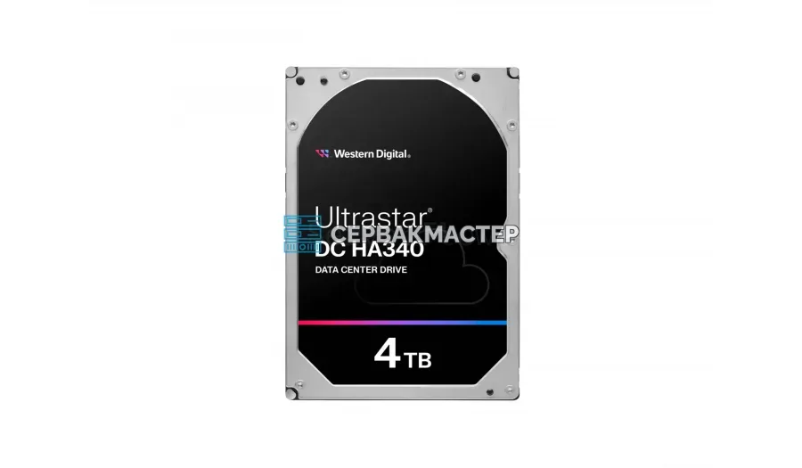 Жесткий диск WD Ultrastar DC HA340 4TB 3.5" SATA 6Gb/s [WUS721204BLE6L4] — купить в СервакМастер
