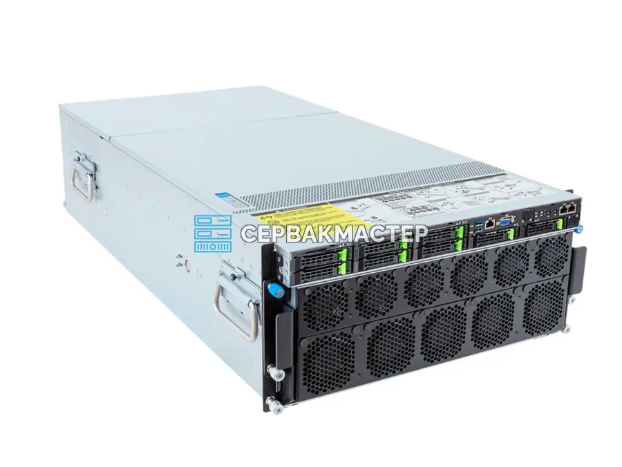GIGABYTE G593-SD2-AAX1 — 5U GPU-сервер с 8× NVIDIA H100 SXM 80GB (640 ГБ HBM3)