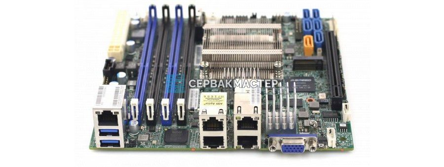 Материнская плата Supermicro X10SDV-4C-TLN4F Mini-ITX FCBGA1667 4 DIMM MBD-X10SDV-4C-TLN4F — купить в СервакМастер