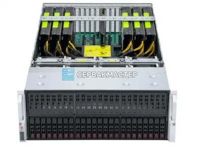 Supermicro 4028GR-TR: 6 ускорителей NVIDIA Tesla P100 16GB + 2× Intel Xeon E5-2698v4 — «СервакМастер»