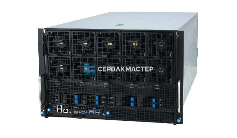 AI-сервер Phanteks Enthoo Pro 2 Server Edition: 4× AMD Instinct MI100 32GB, EPYC 7702, 512GB DDR4 ECC — СервакМастер