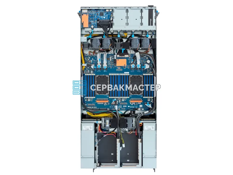 GIGABYTE G593-SD2-AAX1 — 5U GPU-сервер с 8× NVIDIA H100 SXM 80GB (640 ГБ HBM3)