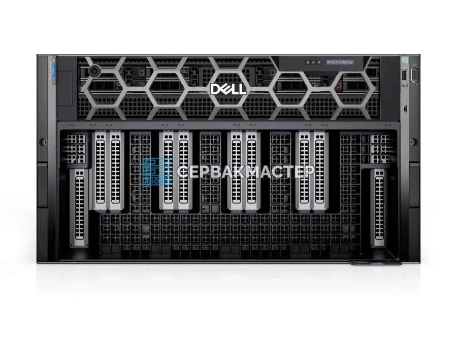Сервер DELL PowerEdge XE9680 (8× NVIDIA H200 SXM 141GB, 6U)