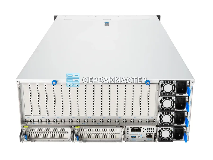 Сервер ASUS ESC8000A-E13P для ИИ: 8× RTX PRO 6000 BSE 96GB, 2× EPYC 9845, 1.5TB RAM