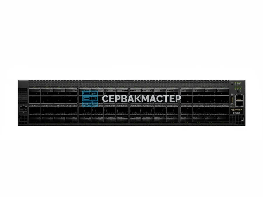Коммутатор NVIDIA SN5600 Spectrum-4 (64× OSFP 800 Гбит/с, 1× SFP28 25 Гбит/с) [920-9N42F-00RI-7N0]