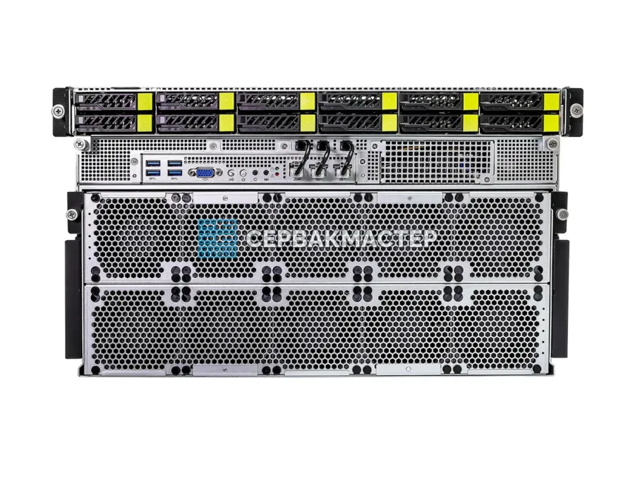 GPU-сервер ASRock Rack 6U8M-TURIN2 SYN MI300X (8× Instinct MI300X 192GB)