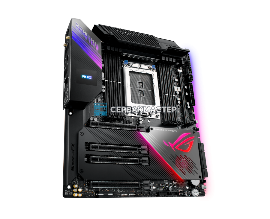 Материнская плата ASUS ROG Zenith II Extreme (Extended ATX, sTRX4, 8 DIMM) — купить в СервакМастер