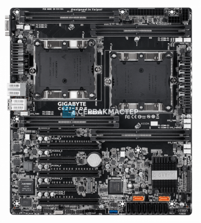 Серверная материнская плата GIGABYTE C621-SD8 (CEB, 2x LGA3647, 8 DIMM) — купить в СервакМастер