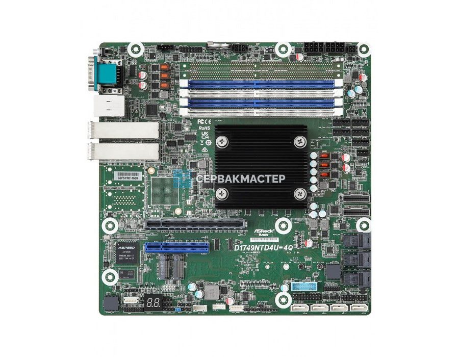 Материнская плата ASRock Rack GENOAD12M3-2Q (Proprietary, SP5, 12 DIMM) — купить в СервакМастер