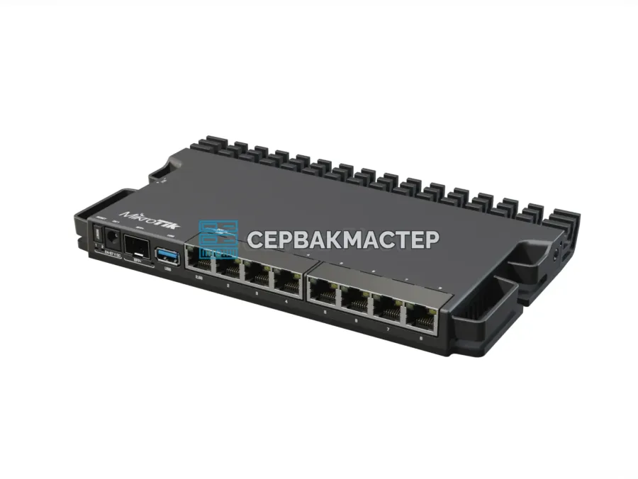 Управляемый коммутатор-маршрутизатор MikroTik RB5009UG+S+IN: 1x RJ45 2.5 Гбит/с, 7х RJ45 1 Гбит/с, 1х SFP+ 10 Гбит/с