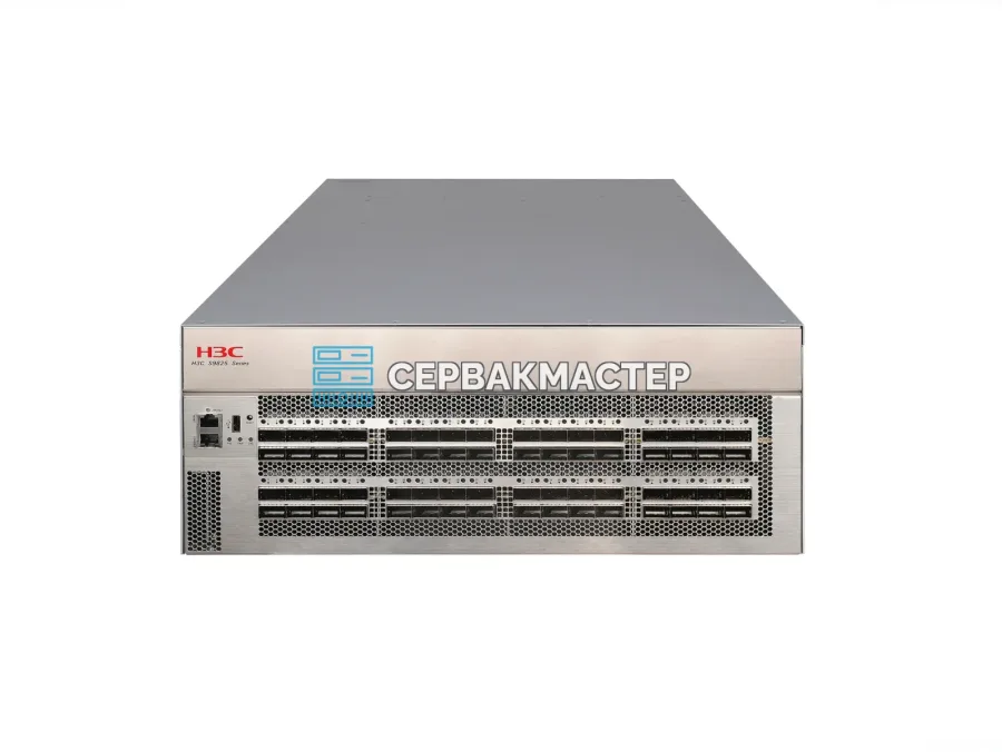 Коммутатор H3C S9825-64D: 64 порта QSFP-DD 400G, L3 для ЦОД
