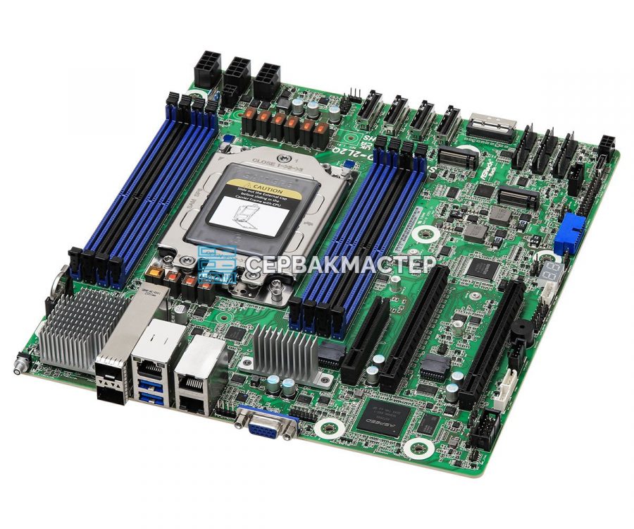 Материнская плата ASRock Rack SIENAD8UD-2L2Q, Deep Micro-ATX, SP6, 8 DIMM DDR5 — купить в СервакМастер