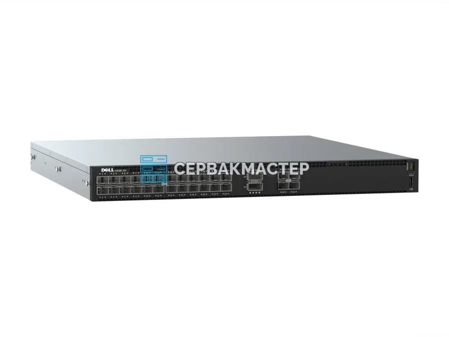 Коммутатор Dell PowerSwitch S4128F-ON PS/IO Airflow, 28x SFP+ 10 Гбит/с и 2x QSFP28 100 Гбит/с