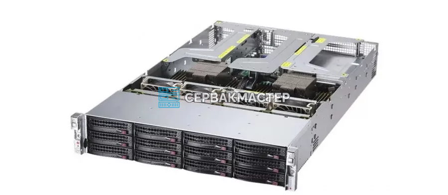 Сервер Supermicro AS-2023US-TR4 2U 12LFF на AMD EPYC 7551P для видеонаблюдения