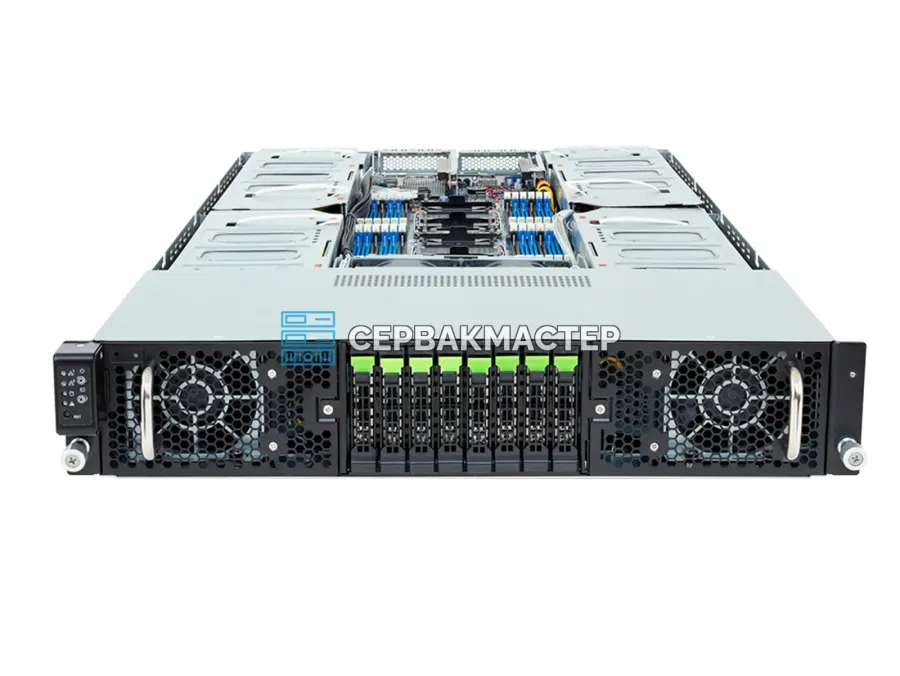 GPU-сервер GIGABYTE G294-S42-AAP1: 4× RTX PRO 6000 BSE 96GB, 2× Xeon 6756E, 384 ГБ RAM