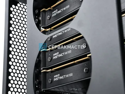AI-сервер Phanteks Enthoo Pro 2 Server Edition: 4× AMD Instinct MI100 32GB, EPYC 7702, 512GB DDR4 ECC — СервакМастер