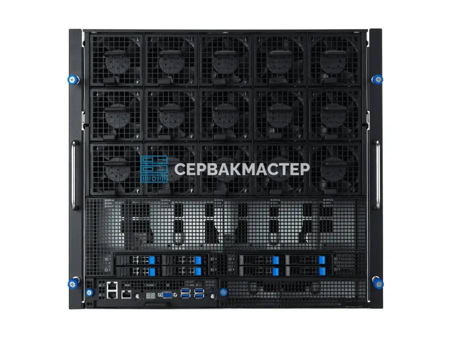 ASUS ESC NB8-E11 — GPU-сервер на 8× NVIDIA B200 SXM 180GB (HGX, 1440 ГБ HBM3e)