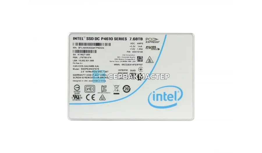 SSD-накопитель Micron 5400 PRO 3.84TB 2.5" 6Gb/s [MTFDDAK3T8TGA-1BC15ABYY]