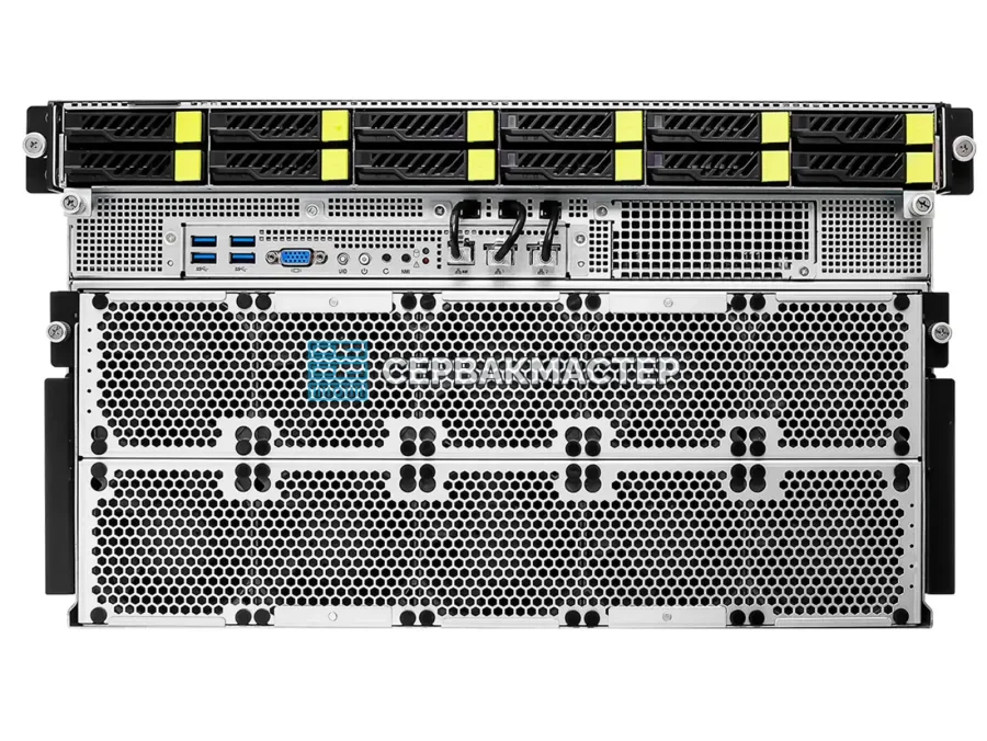 GPU-сервер ASRock Rack 6U8X-TURIN2 SYN H200 с 8× NVIDIA H200 SXM 141GB