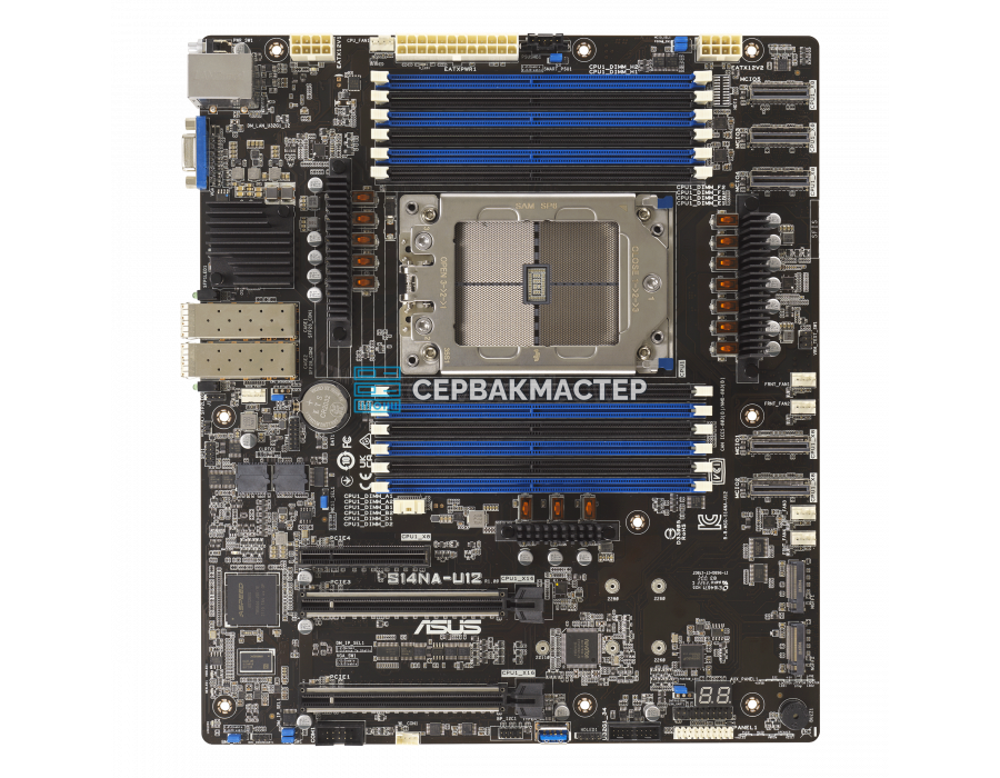 Серверная материнская плата ASUS S14NA-U12 (CEB, SP6, 12 DIMM, S14NA-U12) — купить в СервакМастер