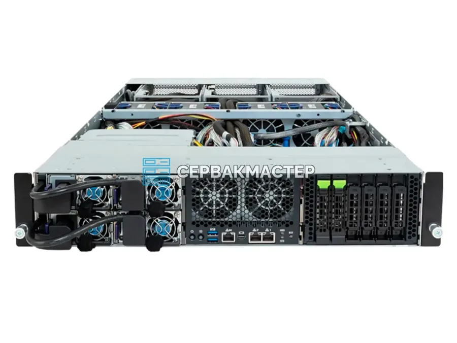 GIGABYTE XV24-SU0-AAJ1: GPU-сервер 2U с 4× RTX PRO 6000 BSE 96GB, Xeon 6737P и 768 ГБ RAM